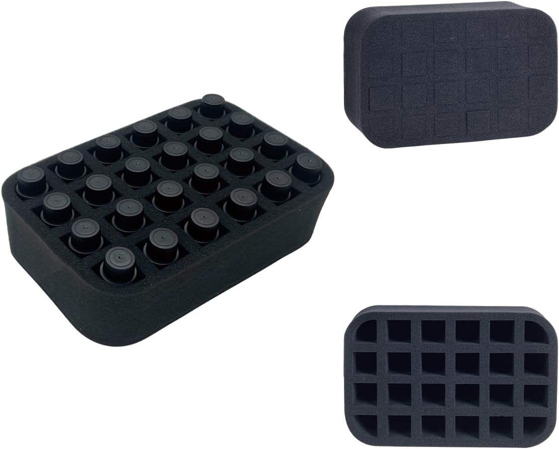 Essential oils Organizer Holder Foam Pad with Slots, can DIY