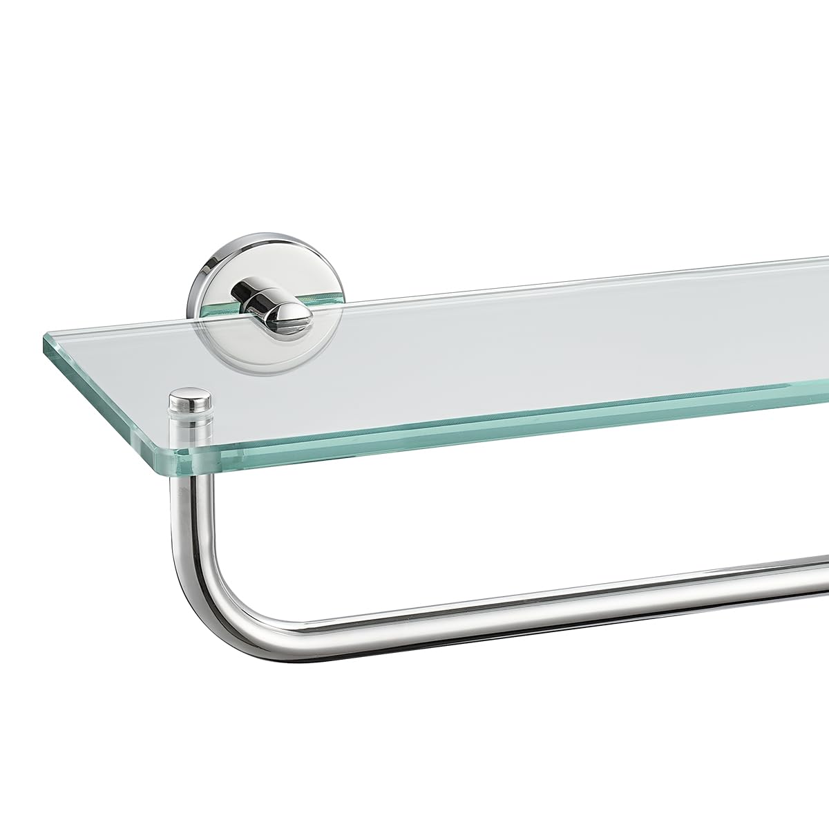 JQK Bathroom Glass Shelf, TGS101L16-BN