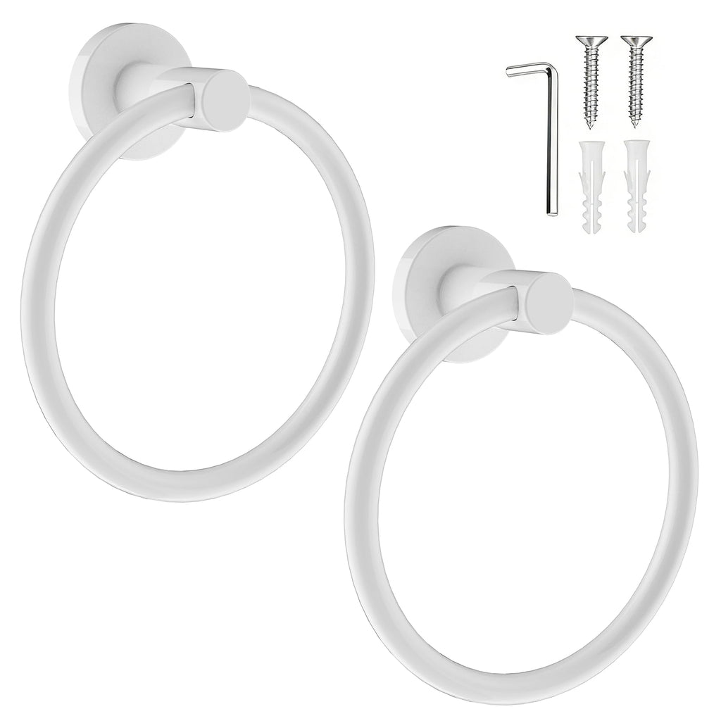 SetSail Towel Holder for Bathroom Wall Matte Black Towel Ring