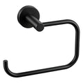 STWWO Hand Towel Holder, 180° Swievl C Shape SquareTowel Ring, Matte Black
