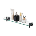 KES Bathroom Floating Glass Shelf 20-Inch, 2-Pack, Brushed Stainless Steel