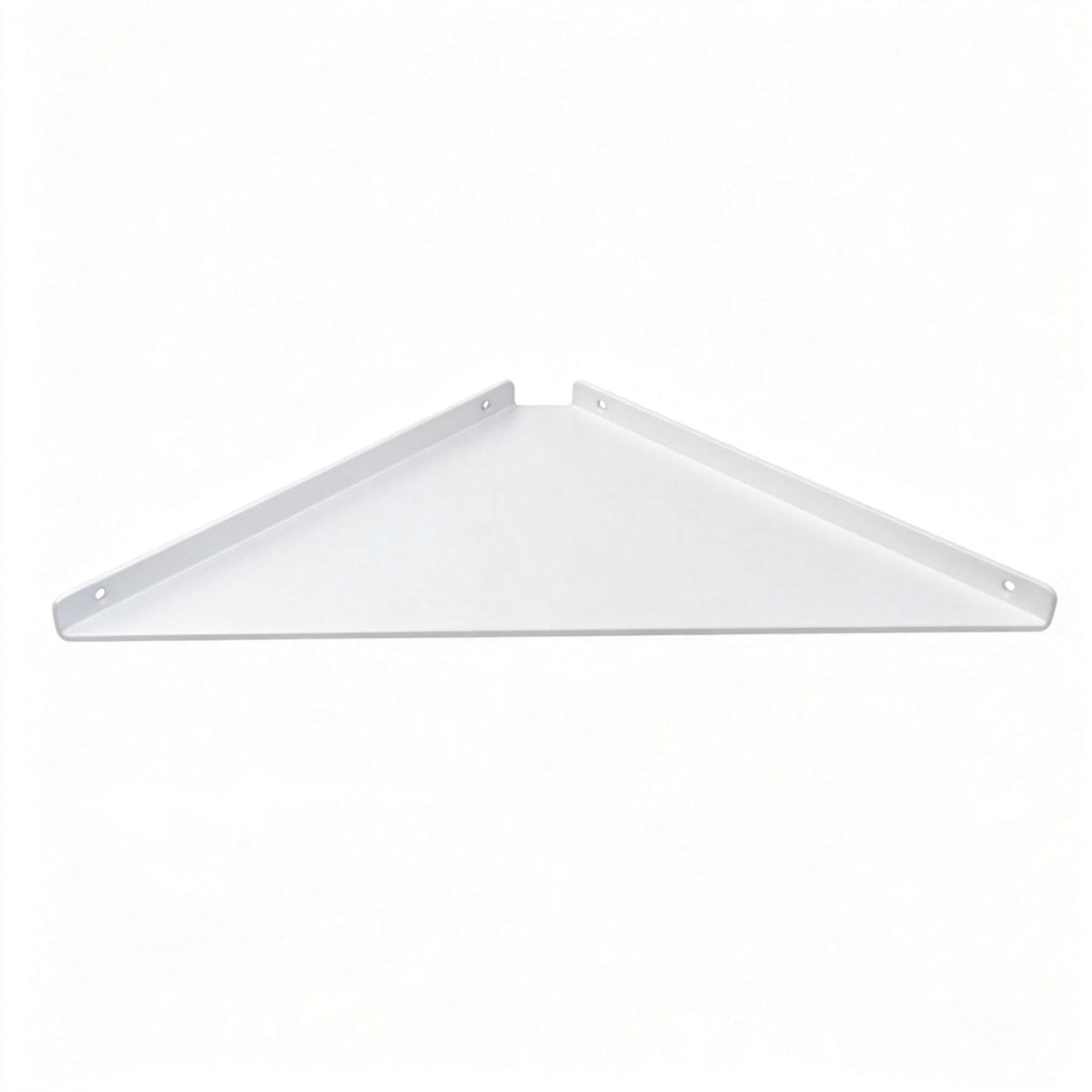 Corner Shelf, 3.0mm Aluminum Alloy Corner Shelf Wall Mounted, for Bathrooms,Offices, Bedrooms,Kitchens,Dorm Rooms and Living Rooms(11 inch Triangles White)