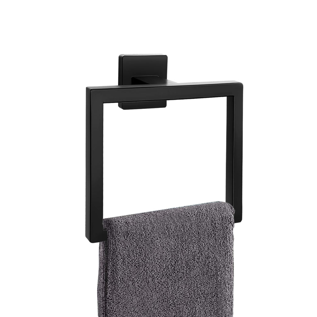 2-Piece Polished Chrome Towel Ring,Hand Towel Holder,Modern Towel Holder Stainless Steel Towel Rack Wall-Mounted Bathroom Towel Hanger