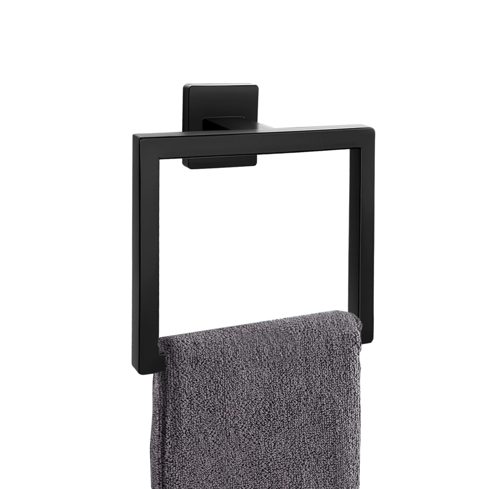 2-Piece Polished Chrome Towel Ring,Hand Towel Holder,Modern Towel Holder Stainless Steel Towel Rack Wall-Mounted Bathroom Towel Hanger