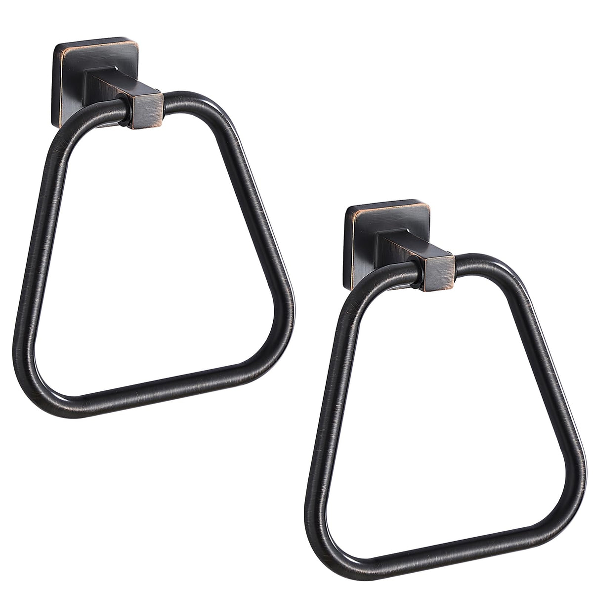 Brushed Light Gold Towel Ring for Bathroom, Kitchen Bath Towel Holder Hangers Wall Mount Heavy Duty Stainless Steel