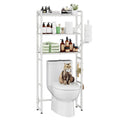 Simple Trending 3 Tier Over The Toilet Rack, Shelf Bathroom, Bathroom Stand Organizer Space Saver, Silver