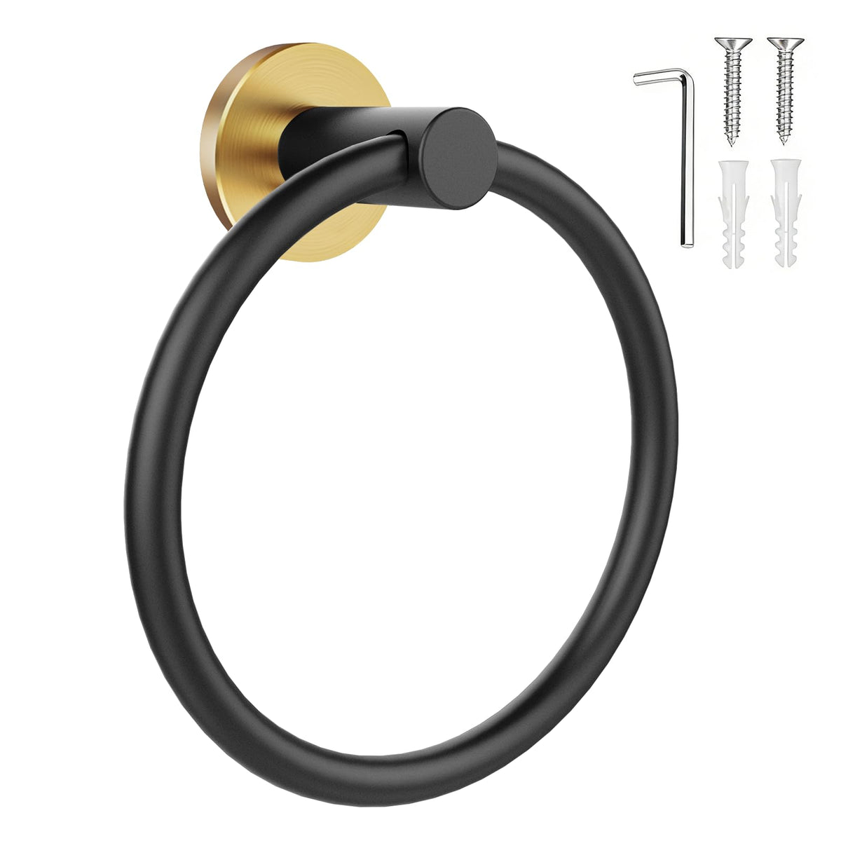 SetSail Towel Holder for Bathroom Wall Oil Rubbed Bronze Towel Ring