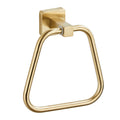 Brushed Light Gold Towel Ring for Bathroom, Kitchen Bath Towel Holder Hangers Wall Mount Heavy Duty Stainless Steel