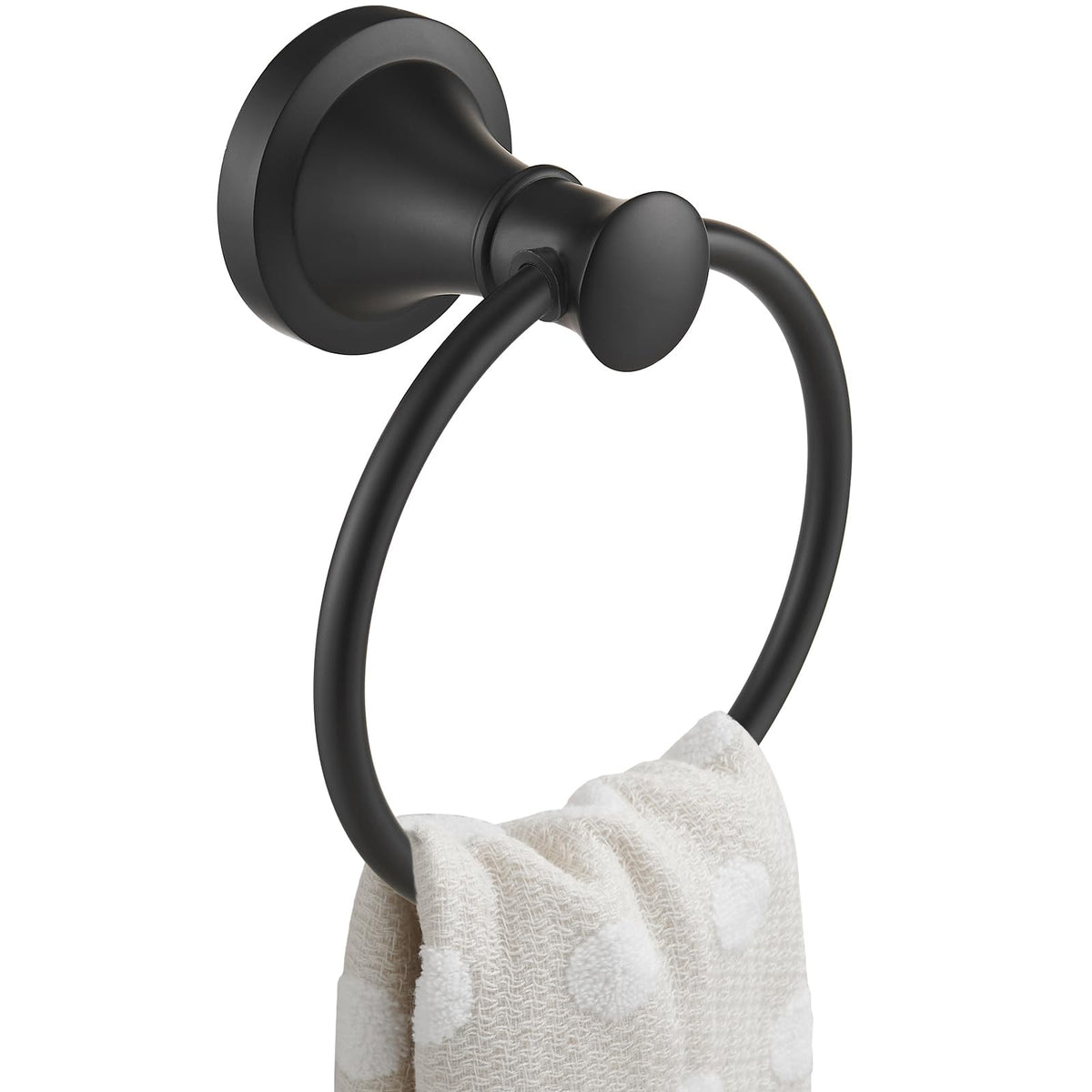 BESy Towel Ring, Bathroom Hand Towel Holder Wall Mounted Oil Rubbed Bronze