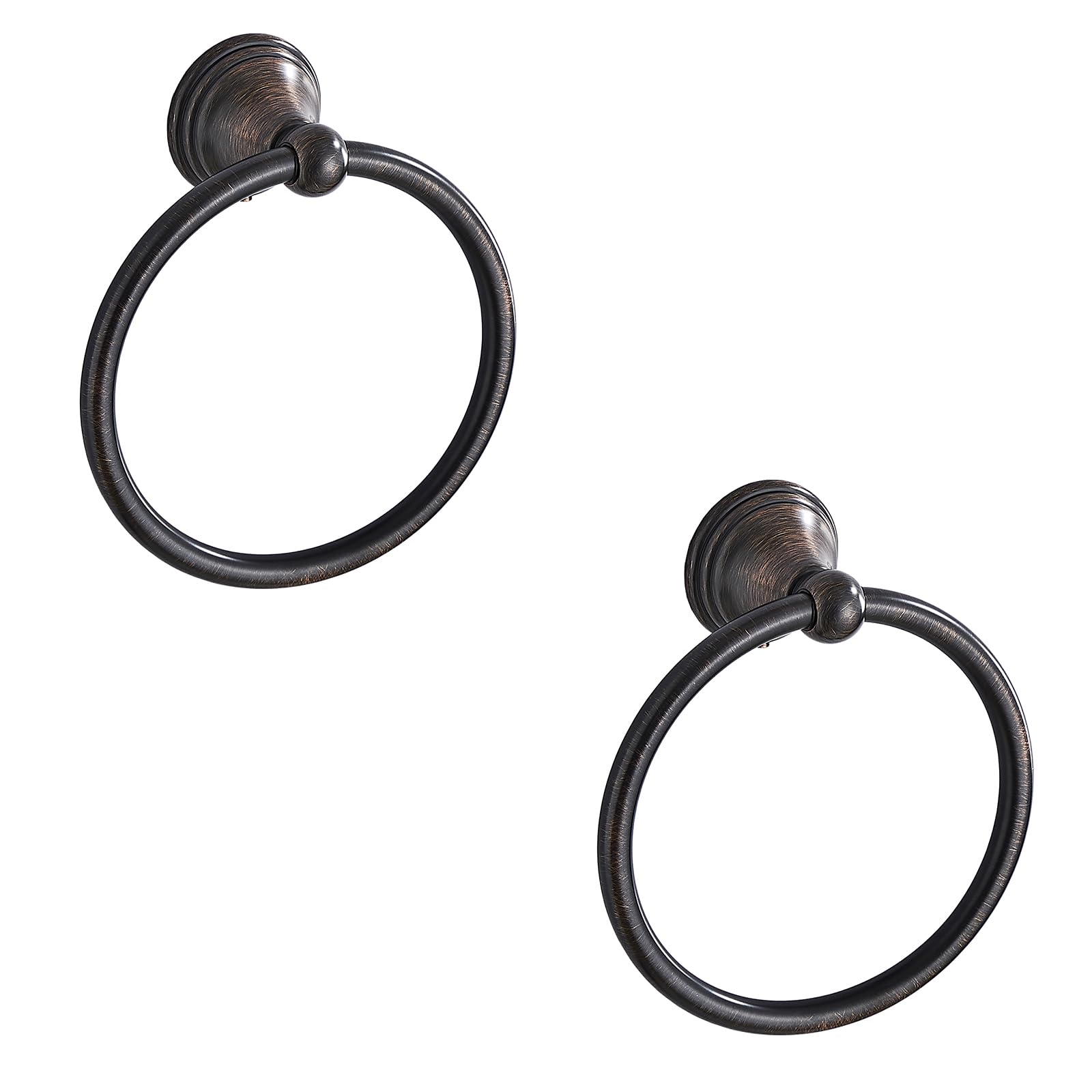 Towel Ring for Bathroom, Brushed Nickel Hand Towel Holder 1 Pack, Bathroom Accessories and Towel Racks for Bathroom Wall Mount
