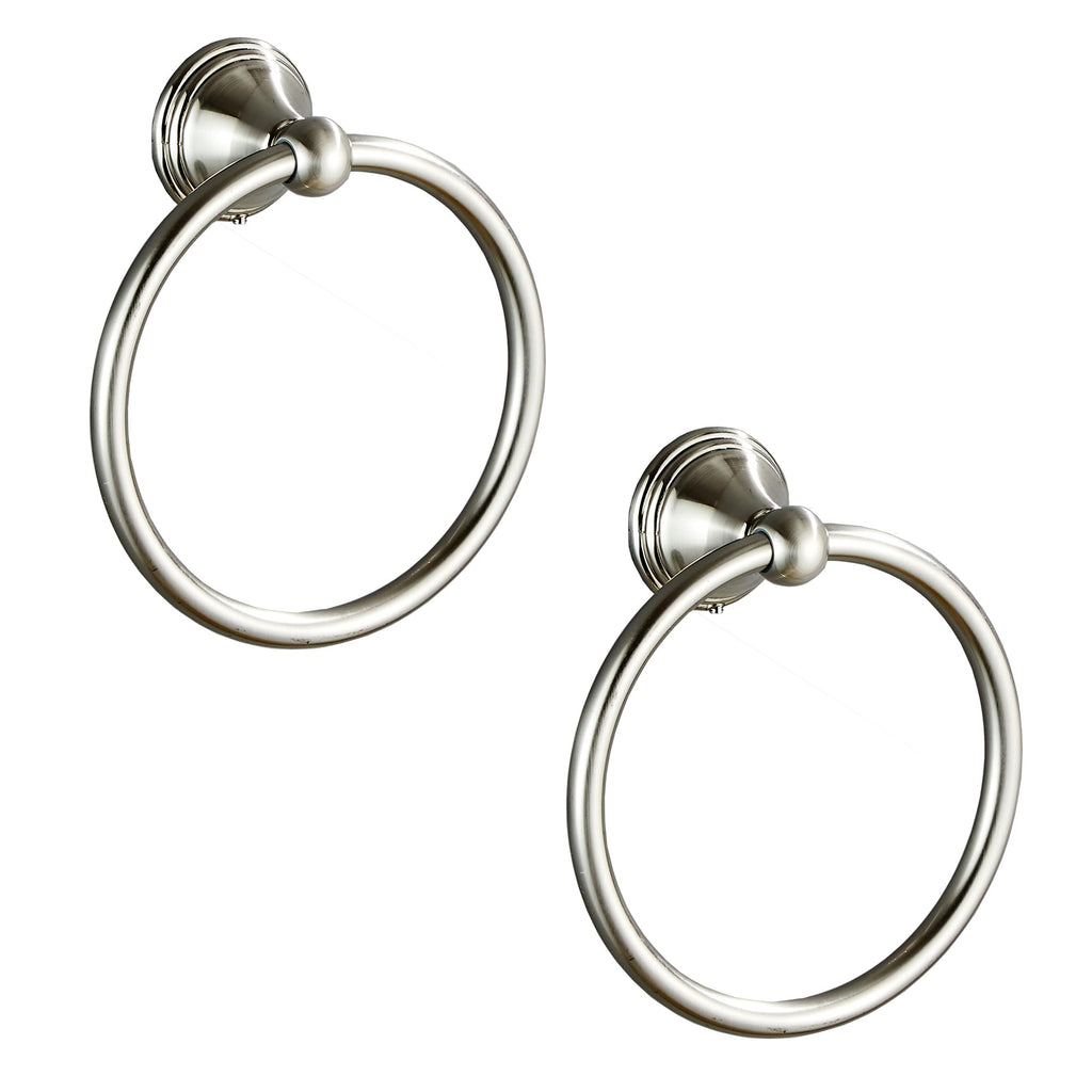 Towel Ring for Bathroom, Brushed Nickel Hand Towel Holder 1 Pack, Bathroom Accessories and Towel Racks for Bathroom Wall Mount