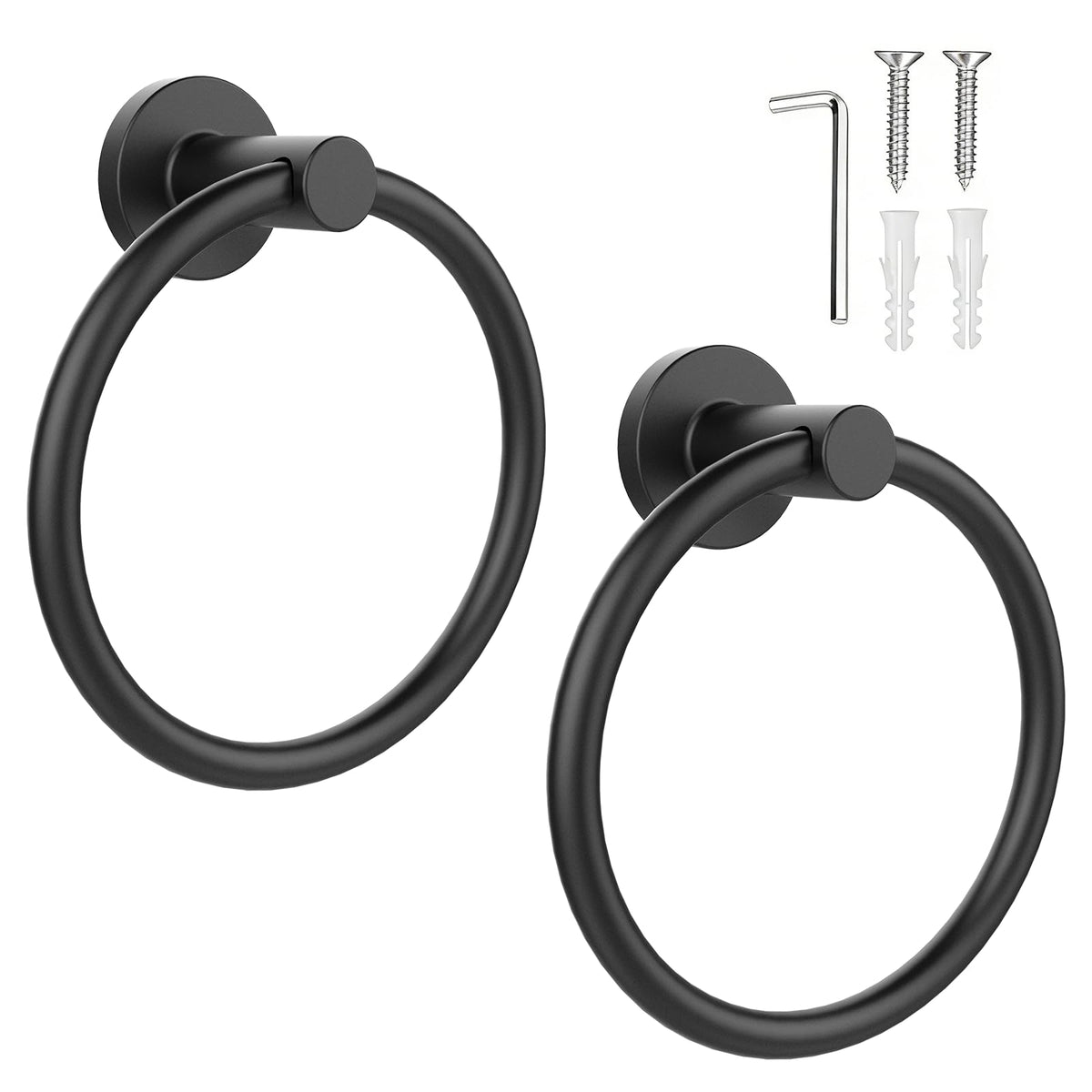 SetSail Towel Holder for Bathroom Wall Oil Rubbed Bronze Towel Ring