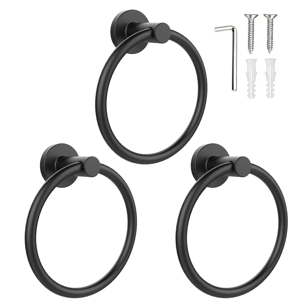 SetSail Towel Holder for Bathroom Wall Oil Rubbed Bronze Towel Ring