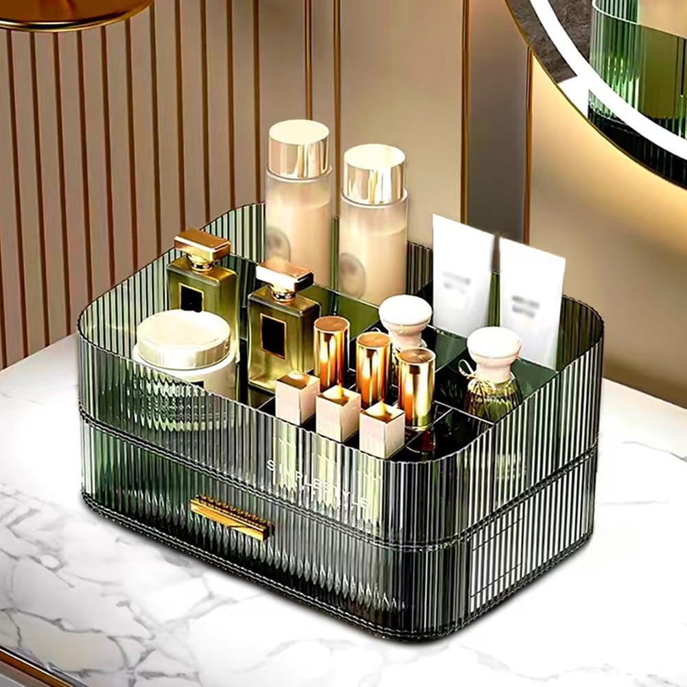 Makeup Organizer with Stackable Drawers, Bathroom Counter Organizer.