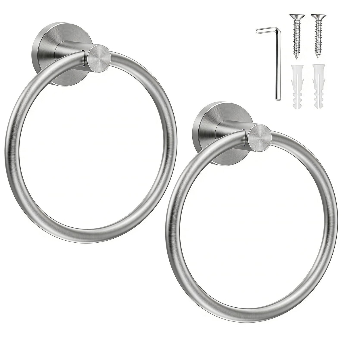 SetSail Towel Holder for Bathroom Wall Oil Rubbed Bronze Towel Ring