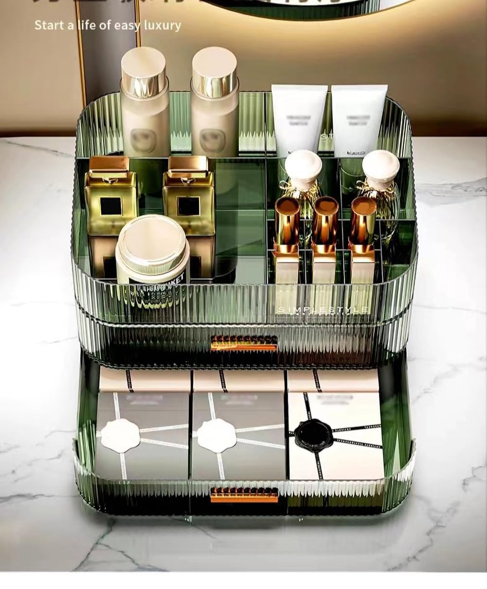 Makeup Organizer with Stackable Drawers, Bathroom Counter Organizer.