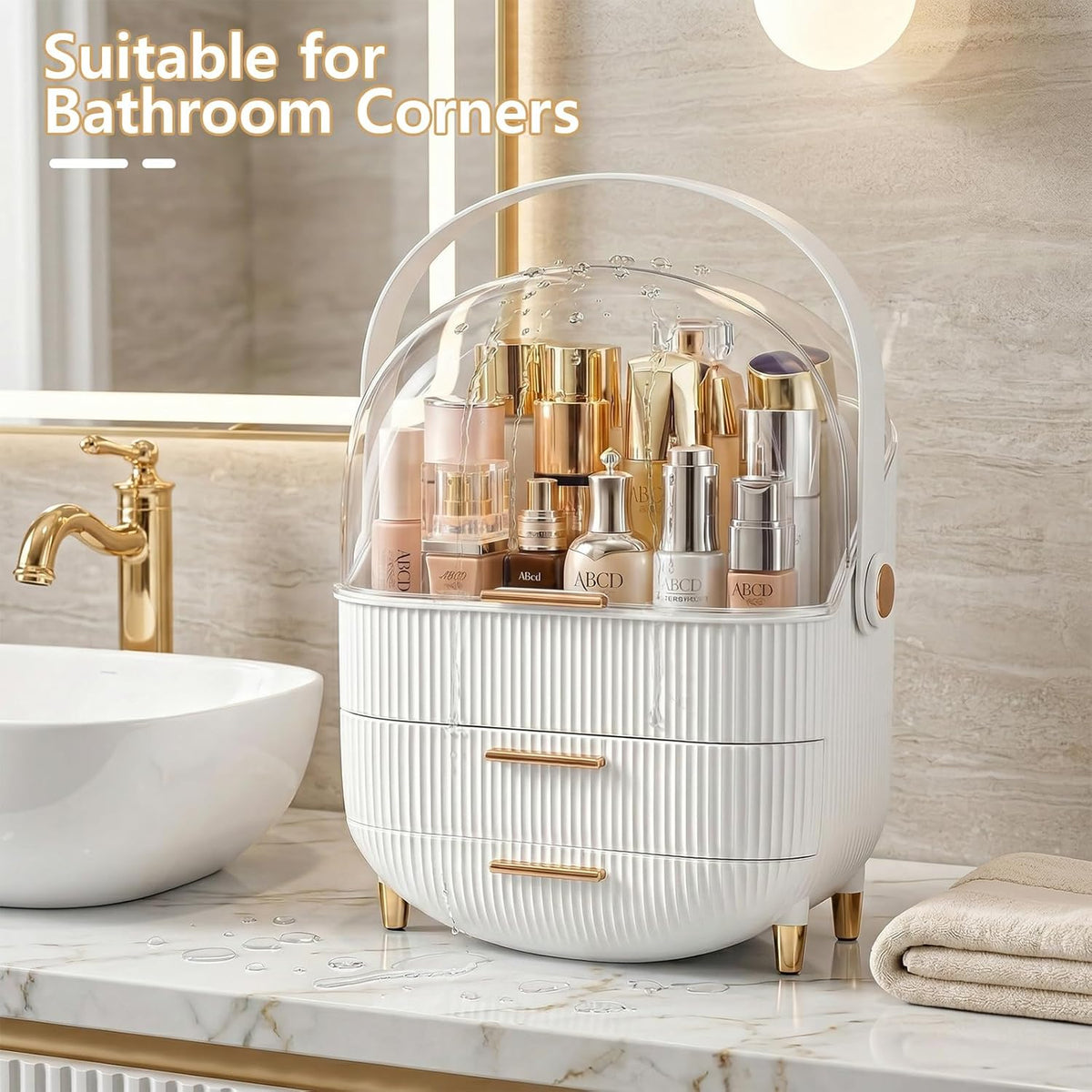 NestOrganix Makeup Organizer Skincare Organizers With Drawers