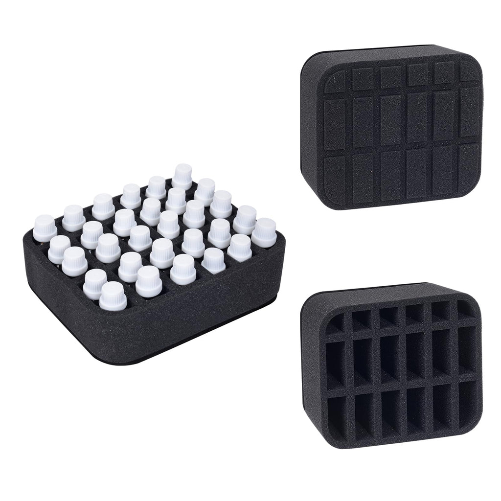 Essential oils Organizer Holder Foam Pad with Slots, can DIY