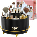 fanado 360° Rotate Makeup Brush Holder Organizer, Makeup Organizers Countertop, Makeup organization and Skincare Storage for Vanity, Desktop, Bathroom (White)