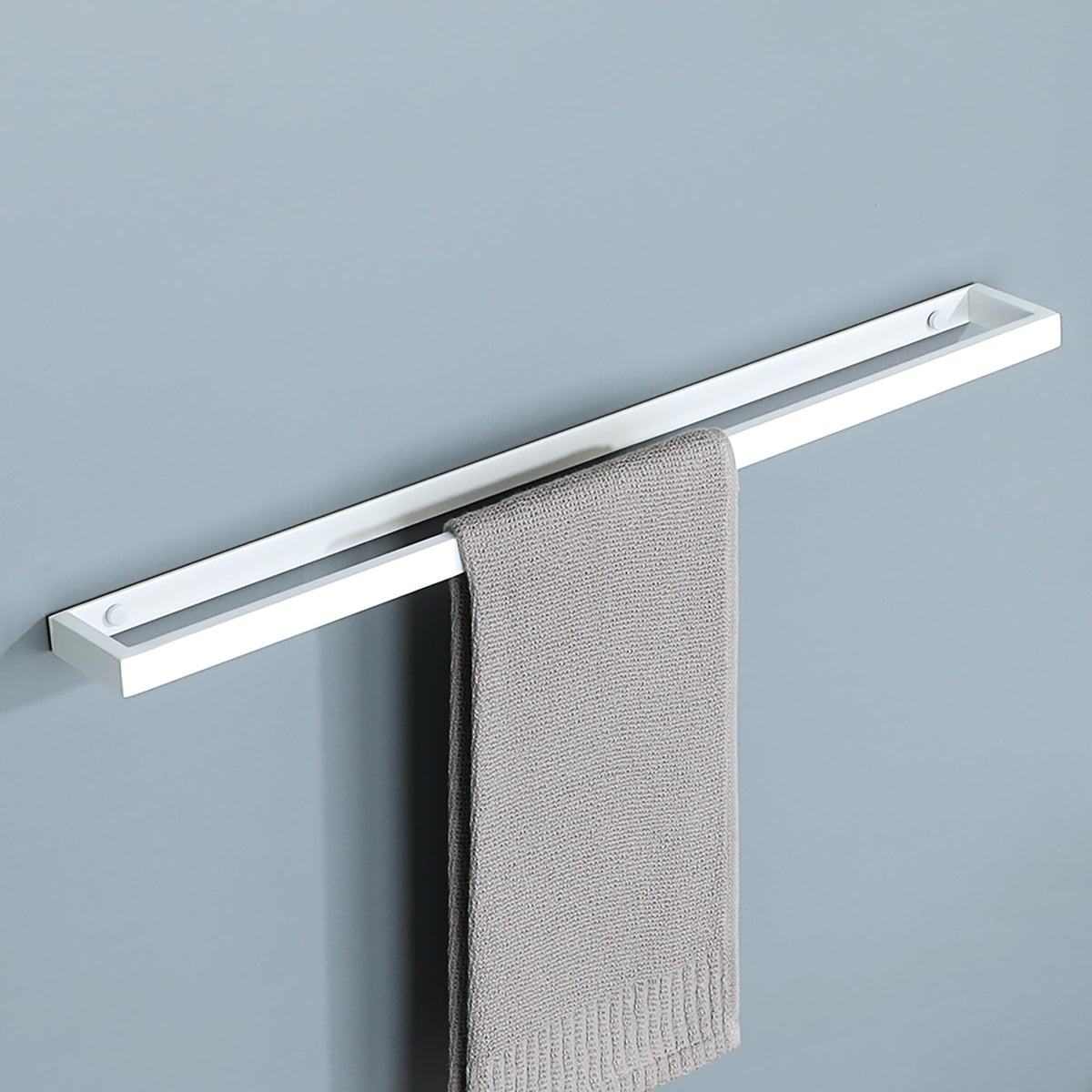 Alise 8 Inch Hand Towel Holder Black Towel Bar for Bathroom Wall Mounted
