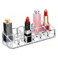 Clear Acrylic Lipstick Organizer Makeup Nail Brush Eyeliner Lip Liner Holder 26 Spaces Cosmetic Display Case