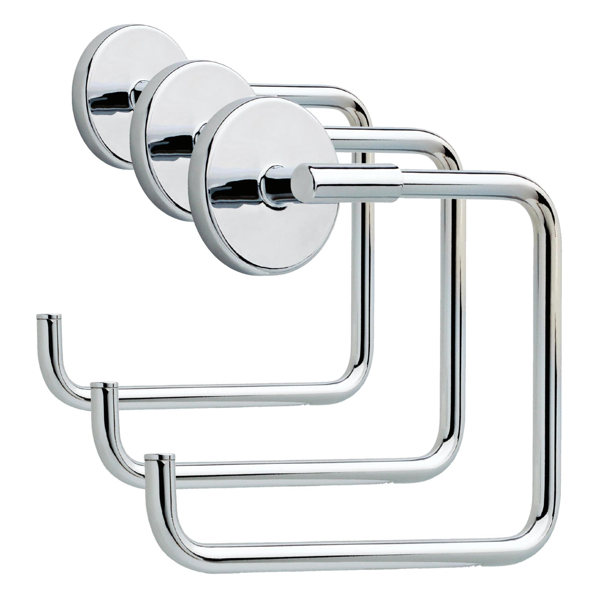 Delta Hand Towel Holder | Square Champagne Bronze Ring for Hanging Towels in Kitchen, Bathroom | Trinsic Accessories