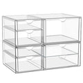 Acrylic Makeup Organizer with 19 Drawers,Storage Drawer Organizer