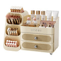 UFORU Makeup Organizer Countertop with Brush Holder for Vanity Bathroom
