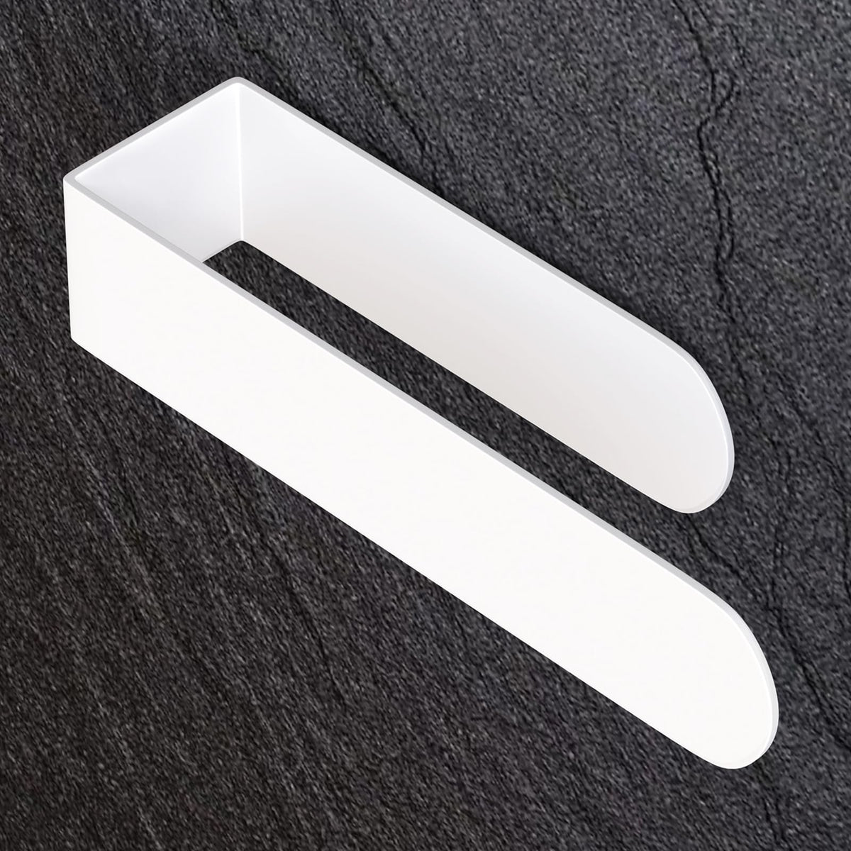 HUFEEOH Hand Towel Holder, Stainless Steel Bathroom Towel Holder Towel Bar, Matte Black Dish Towel Hanger Wall Mount Kitchen Towel Rack Heavy Duty Hand Towel Racks for Bathroom