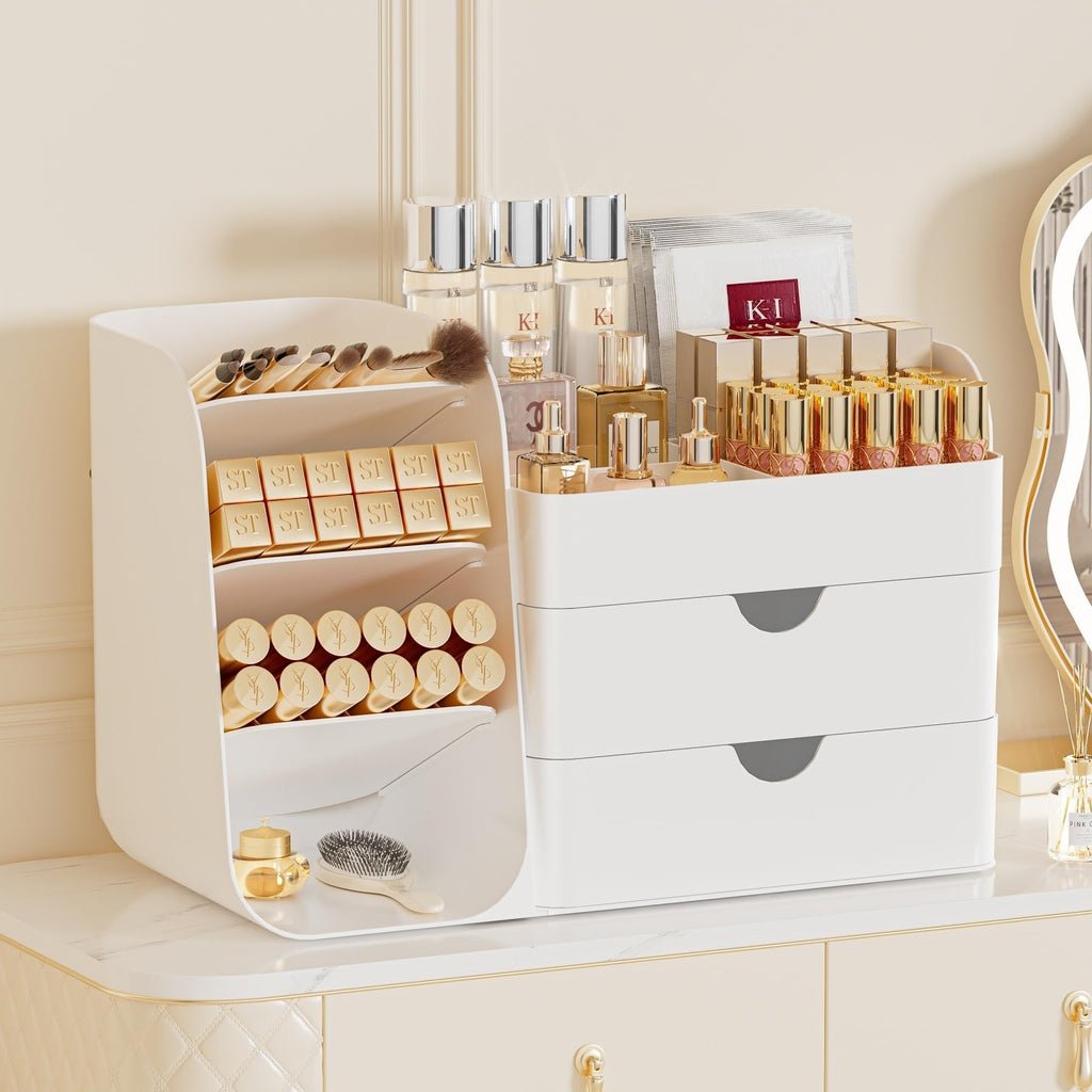 Large Makeup Organizer Countertop for Vanity Skincare Organizers Cream
