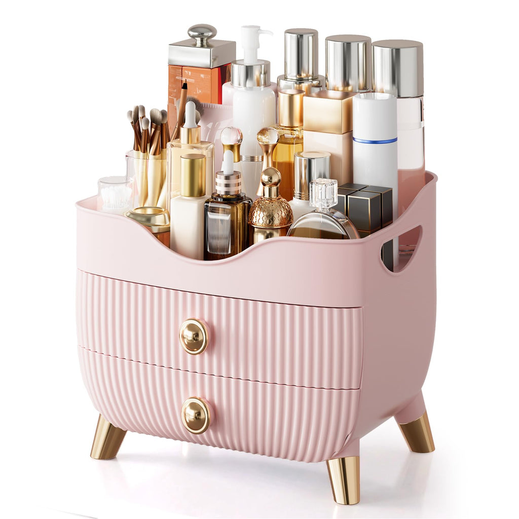 Makeup Organizer Countertop, Large Capacity Skincare Organizer for Vanity