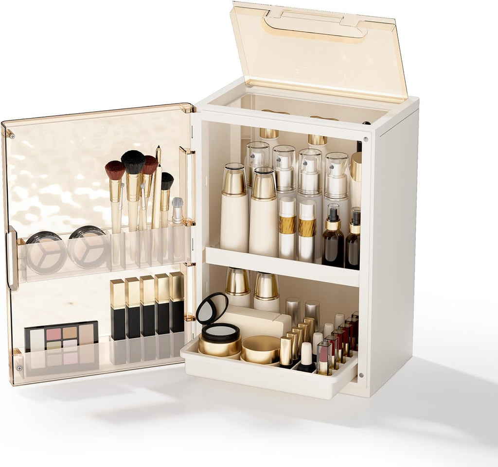AERCI Makeup Organizer, Beige