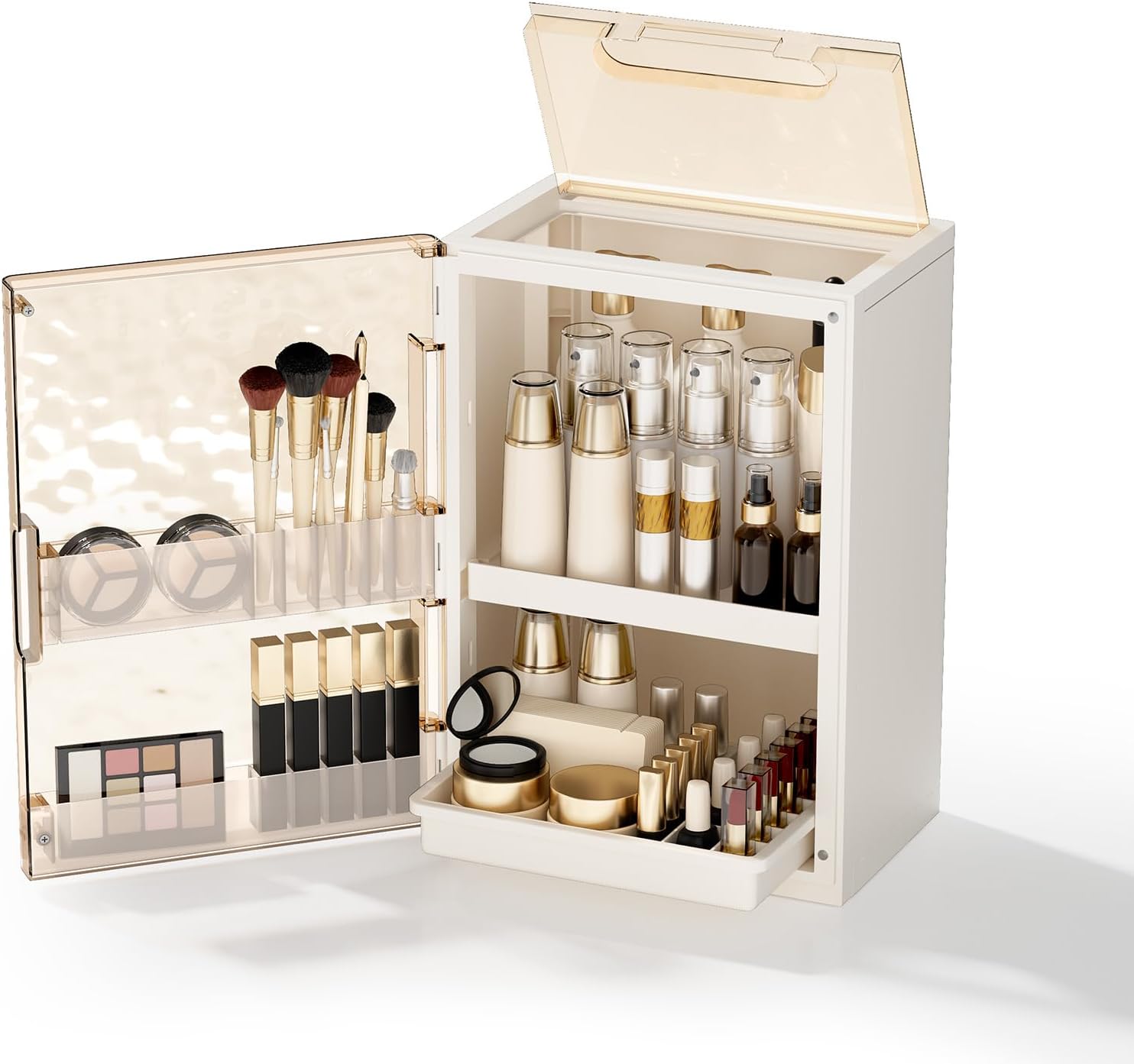AERCI Makeup Organizer, Beige